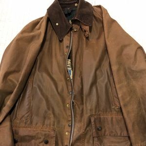 Barbour Beaufort Tan Waxed Canvas Jacket